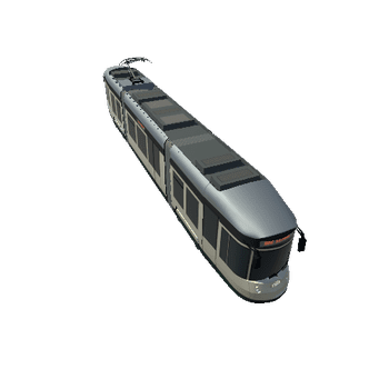 Lowpoly Tram 8